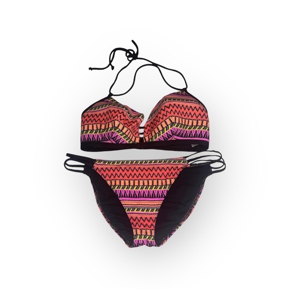 Freya ❁ Way Out West Bikini 2 Piece Swimsuit Set ❁ Sunset Aztec Multi ❁ 36DDD L - Picture 3 of 16
